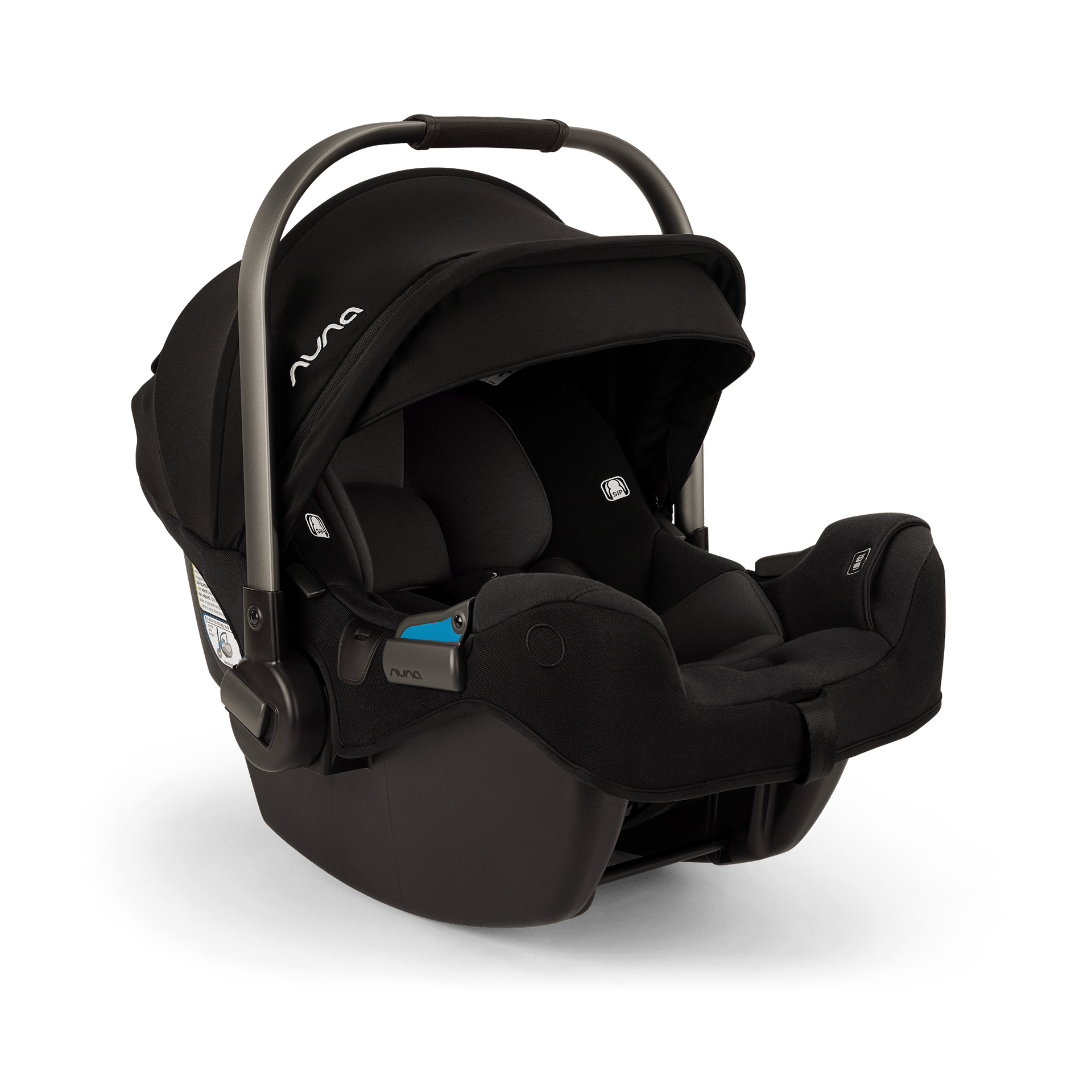 Nuna PIPA RX Infant Car Seat + RELX Base with Load Leg - Caviar / Chocolate - CF12508610CCR
