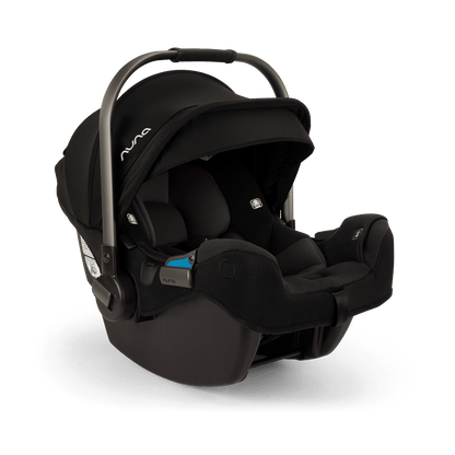 Nuna PIPA RX Infant Car Seat + RELX Base with Load Leg - Caviar / Chocolate - CF12508610CCR