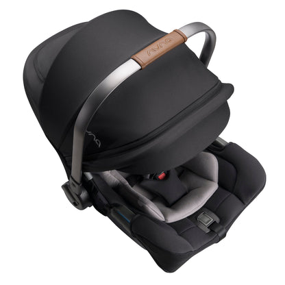 Nuna PIPA RX Infant Car Seat + RELX Base with Load Leg - Caviar - CF12508609CVR