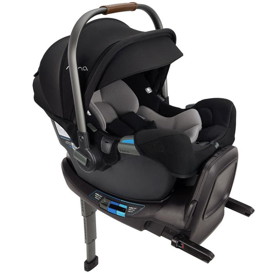 Nuna PIPA RX Infant Car Seat + RELX Base with Load Leg - Caviar - CF12508609CVR
