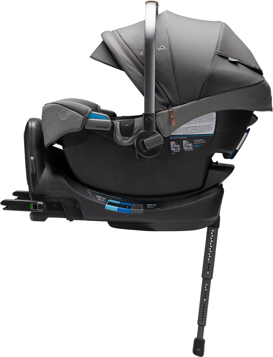 Nuna PIPA RX Infant Car Seat + RELX Base with Load Leg - Granite - CF12508600GRN