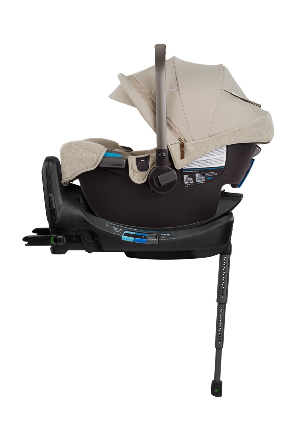 Nuna PIPA RX Infant Car Seat + RELX Base with Load Leg - Hazelwood - CF12508603HAZ