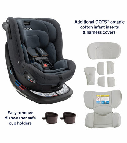 Nuna REVV Rotating Convertible Car Seat - Ocean - CS13603OCN