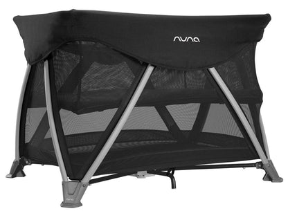 Nuna Sena Aire Playard with Organic Cotton Sheet - Caviar - TC04521CVR