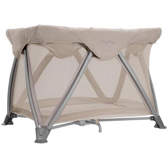 Nuna Sena Aire Playard with Organic Cotton Sheet - Champagne - TC04521CHP