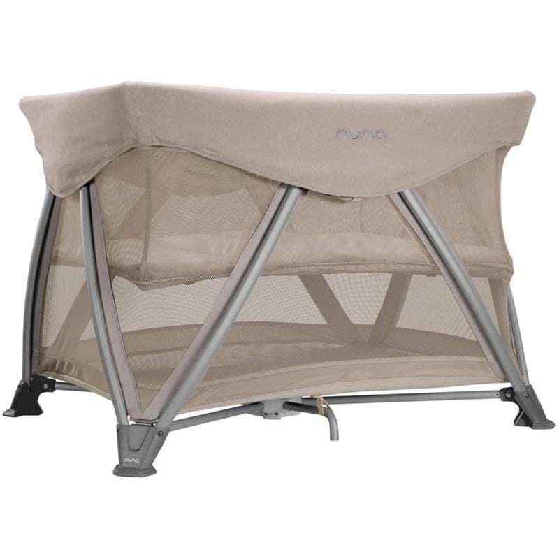 Nuna Sena Aire Playard with Organic Cotton Sheet - Champagne - TC04521CHP
