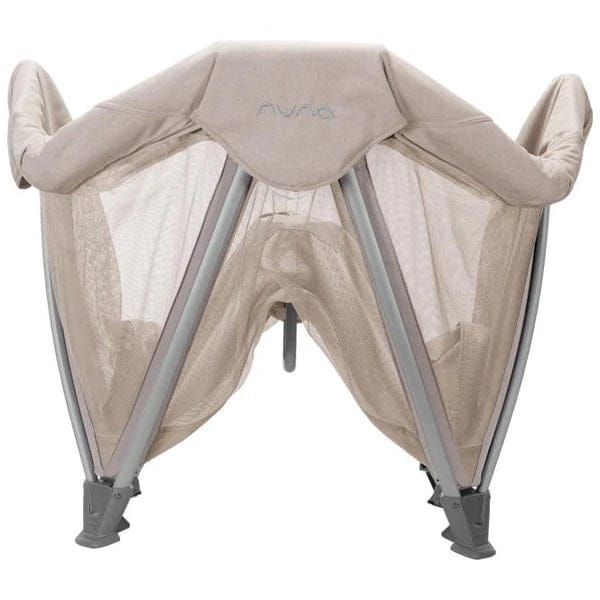 Nuna Sena Aire Playard with Organic Cotton Sheet - Champagne - TC04521CHP