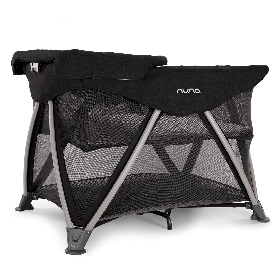 Nuna SENA Aire Playard with Zip-Off Bassinet + Changer (One Box) - Caviar - TCC16500CVR