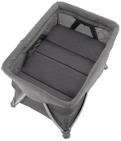 Nuna SENA Aire Playard with Zip-Off Bassinet + Changer (One Box) - Granite - TCC16500GRN