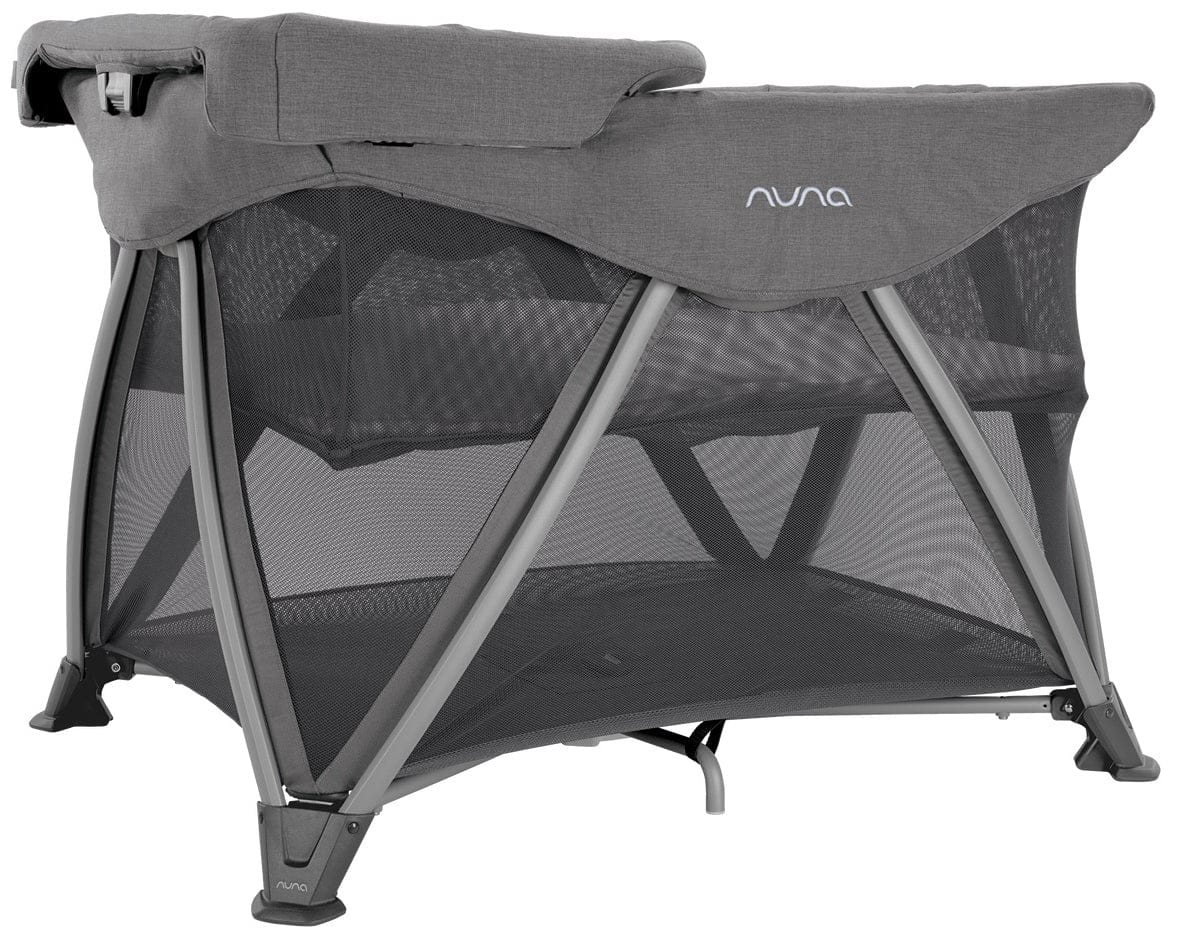 Nuna SENA Aire Playard with Zip-Off Bassinet + Changer (One Box) - Granite - TCC16500GRN