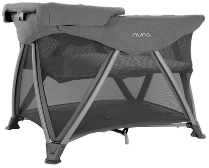 Nuna SENA Aire Playard with Zip-Off Bassinet + Changer (One Box) - Granite - TCC16500GRN