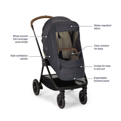 Nuna Stroller Wind Cover - Indigo - WC00000ACS