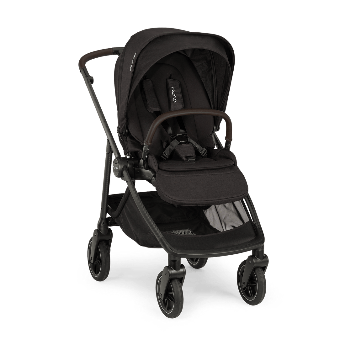Nuna SWIV Lightweight Stroller - Caviar / Chocolate - ST18601CCR