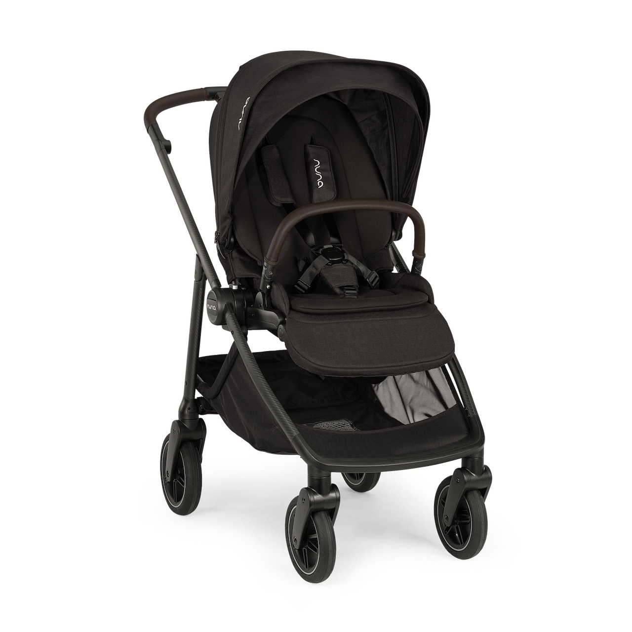 Nuna SWIV Lightweight Stroller - Caviar / Chocolate - ST18601CCR