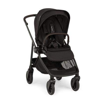 Nuna SWIV Lightweight Stroller - Caviar / Chocolate - ST18601CCR