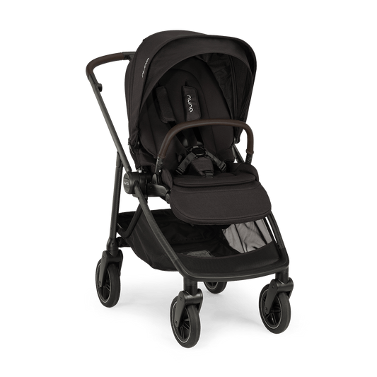 Nuna SWIV Lightweight Stroller - Caviar / Chocolate - ST18601CCR