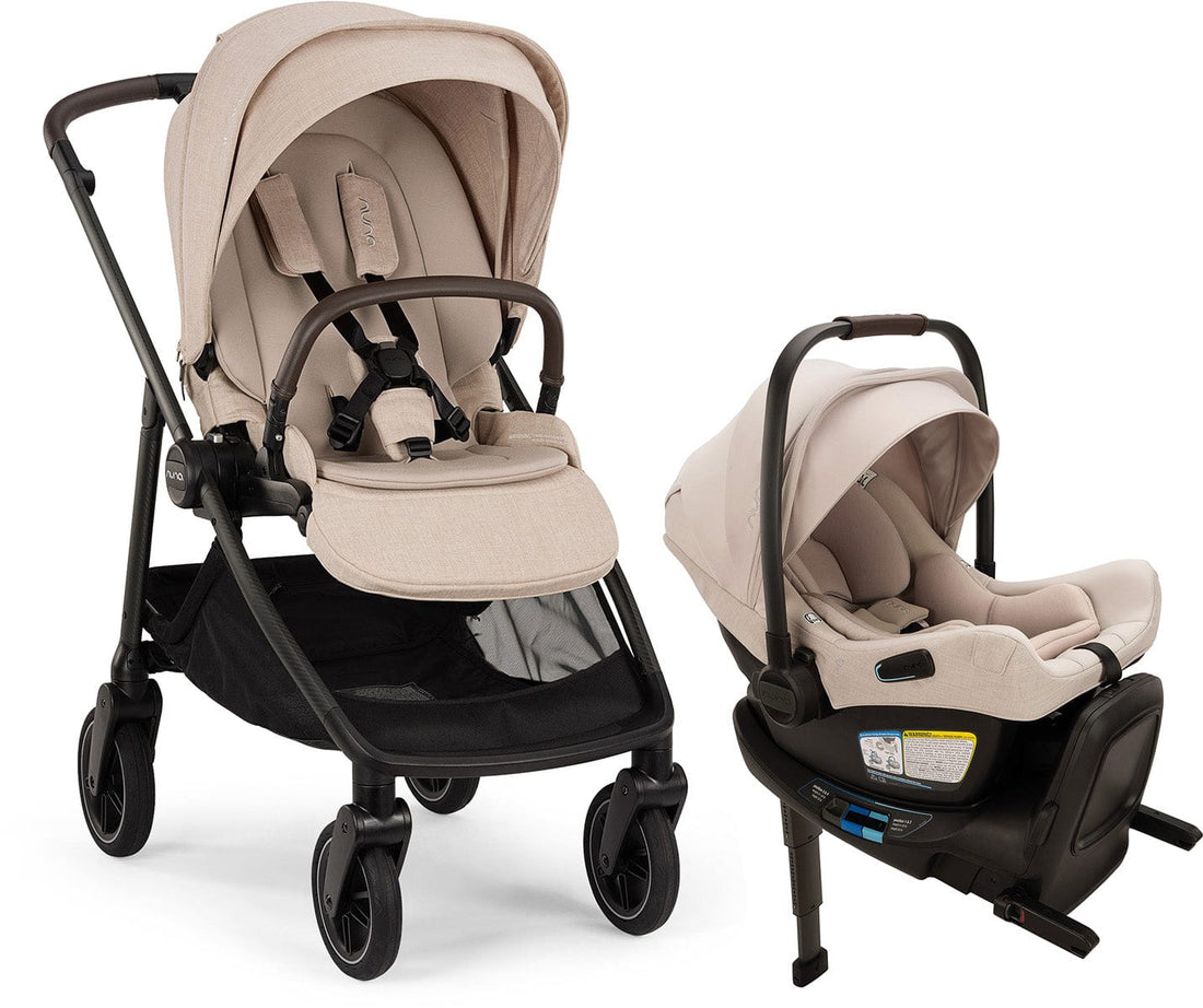 Nuna SWIV + PIPA Aire RX Travel System Bundle - Biscotti / Biscotti - ST18601BIS-CF18508600BIS
