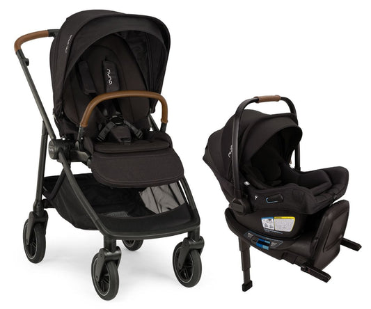 Nuna SWIV + PIPA Aire RX Travel System Bundle - Caviar / Caviar - ST18601CVR-CF18508600CVR