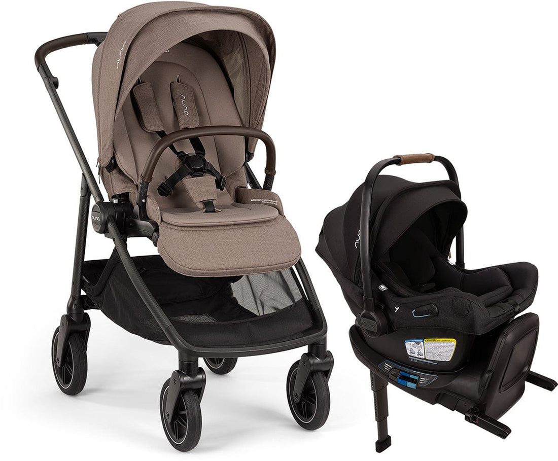 Nuna SWIV + PIPA Aire RX Travel System Bundle - Cedar / Caviar - ST18601CDR-CF18508600CVR