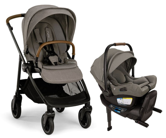 Nuna SWIV + PIPA Aire RX Travel System Bundle - Granite / Granite - ST18601GRN-CF18508600GRN