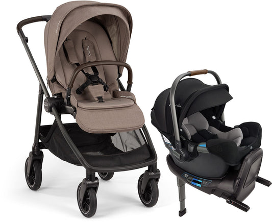 Nuna SWIV + PIPA RX Travel System Bundle - Cedar / Caviar - ST18601CDR-CF12508600CVR