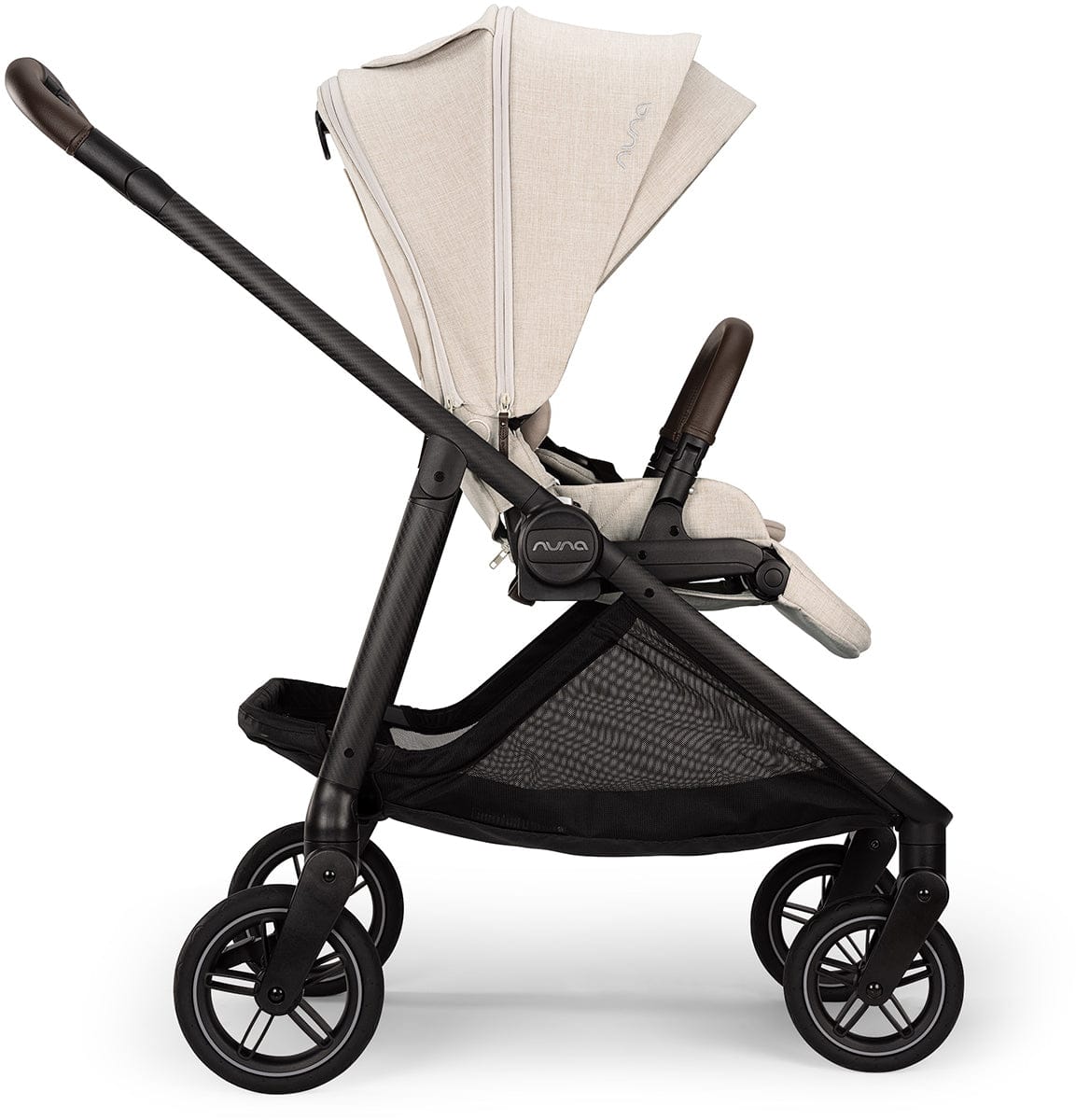 Nuna SWIV + PIPA RX Travel System Bundle - Chai / Caviar - ST18601CHA-CF12508600CVR