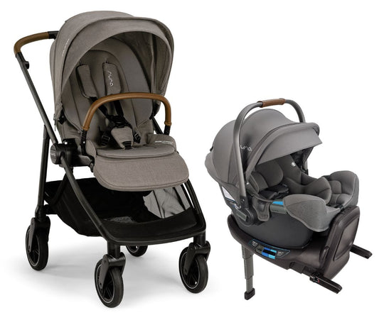Nuna SWIV + PIPA RX Travel System Bundle - Granite / Granite - ST18601GRN-CF12508600GRN