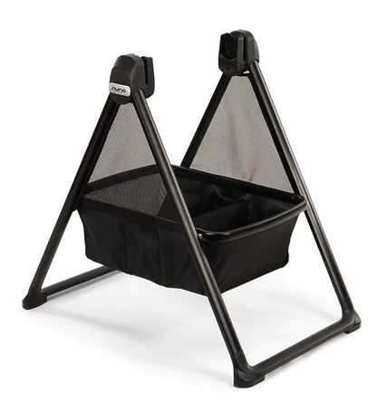 Nuna SWIV & TRIV Series Bassinet + Stand - Caviar - CD15300CVR