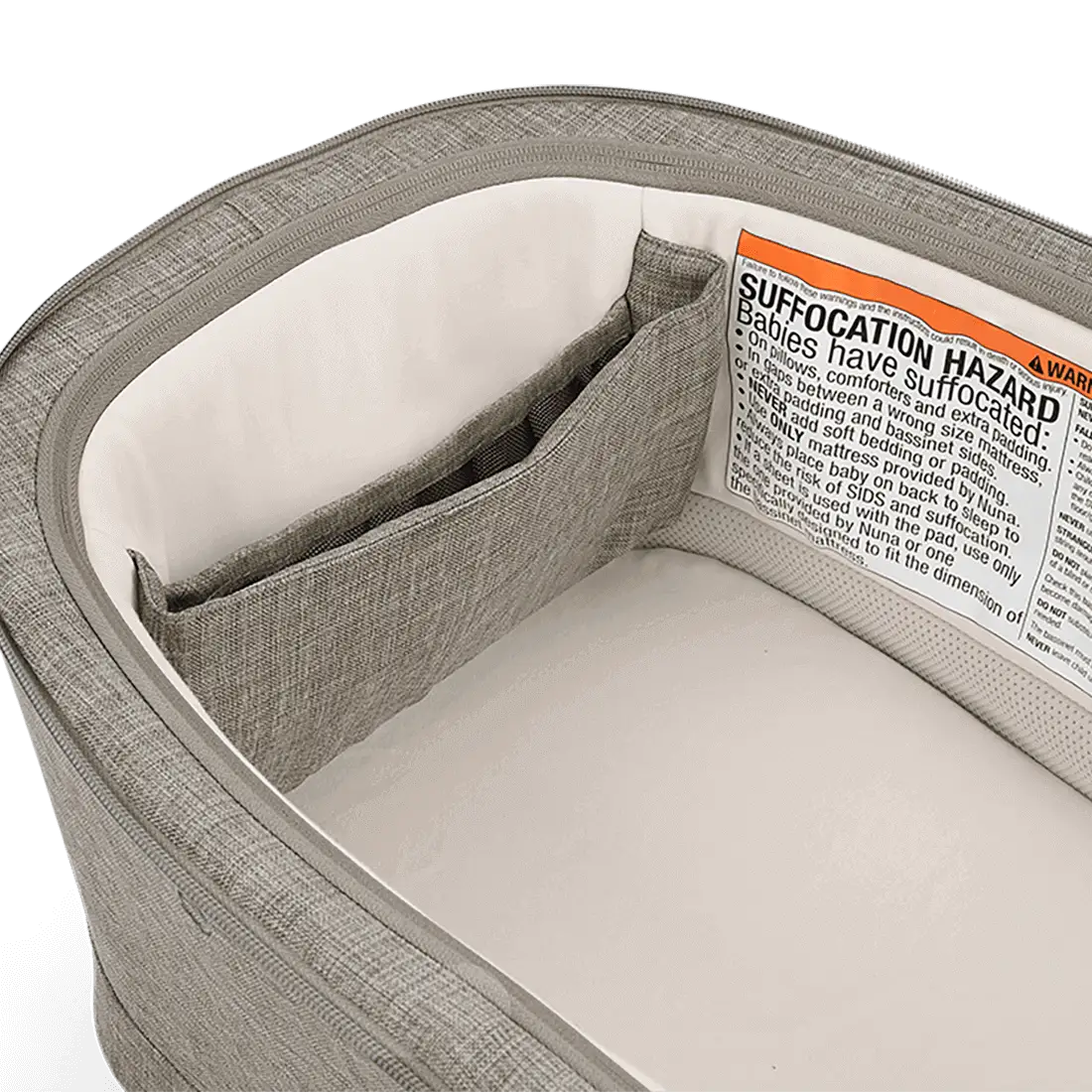 Nuna SWIV & TRIV Series Bassinet + Stand - Graphene (Nuna x BMW) - CD15302GRA