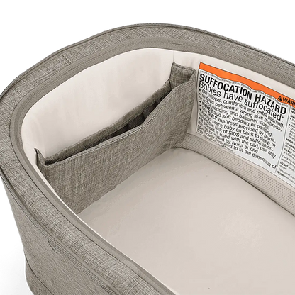 Nuna SWIV & TRIV Series Bassinet + Stand - Graphene (Nuna x BMW) - CD15302GRA