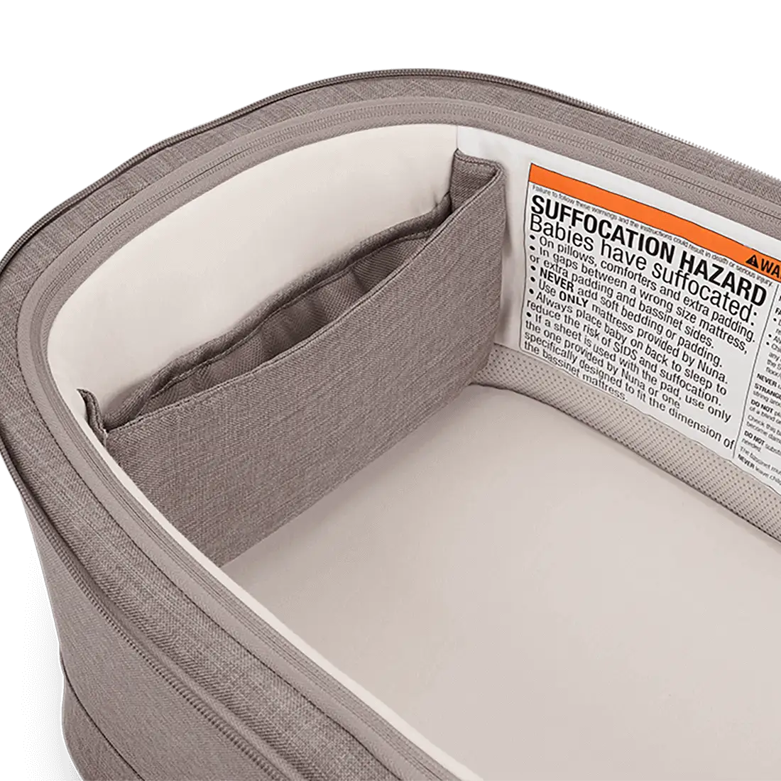 Nuna SWIV & TRIV Series Bassinet + Stand - Umber (Nuna x BMW) - CD15303UMB