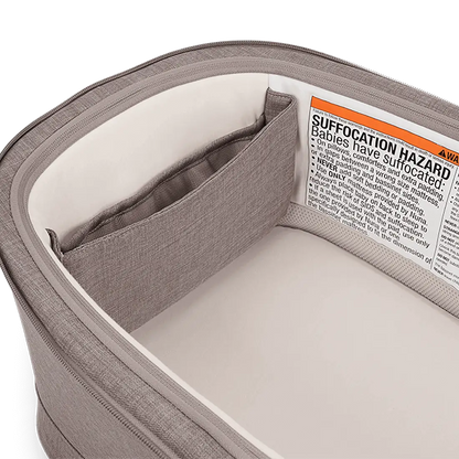 Nuna SWIV & TRIV Series Bassinet + Stand - Umber (Nuna x BMW) - CD15303UMB