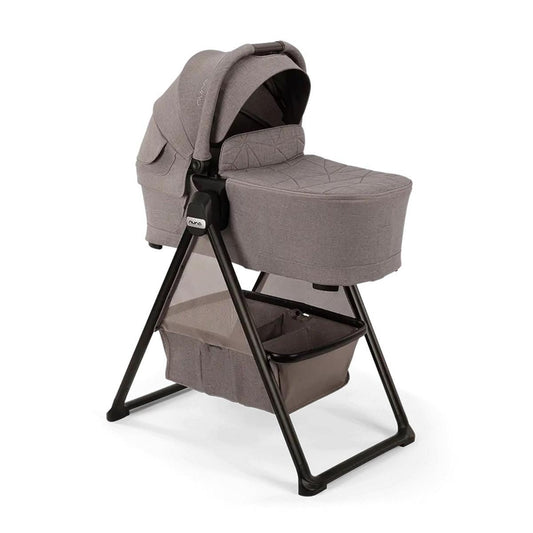 Nuna SWIV & TRIV Series Bassinet + Stand - Umber (Nuna x BMW) - CD15303UMB