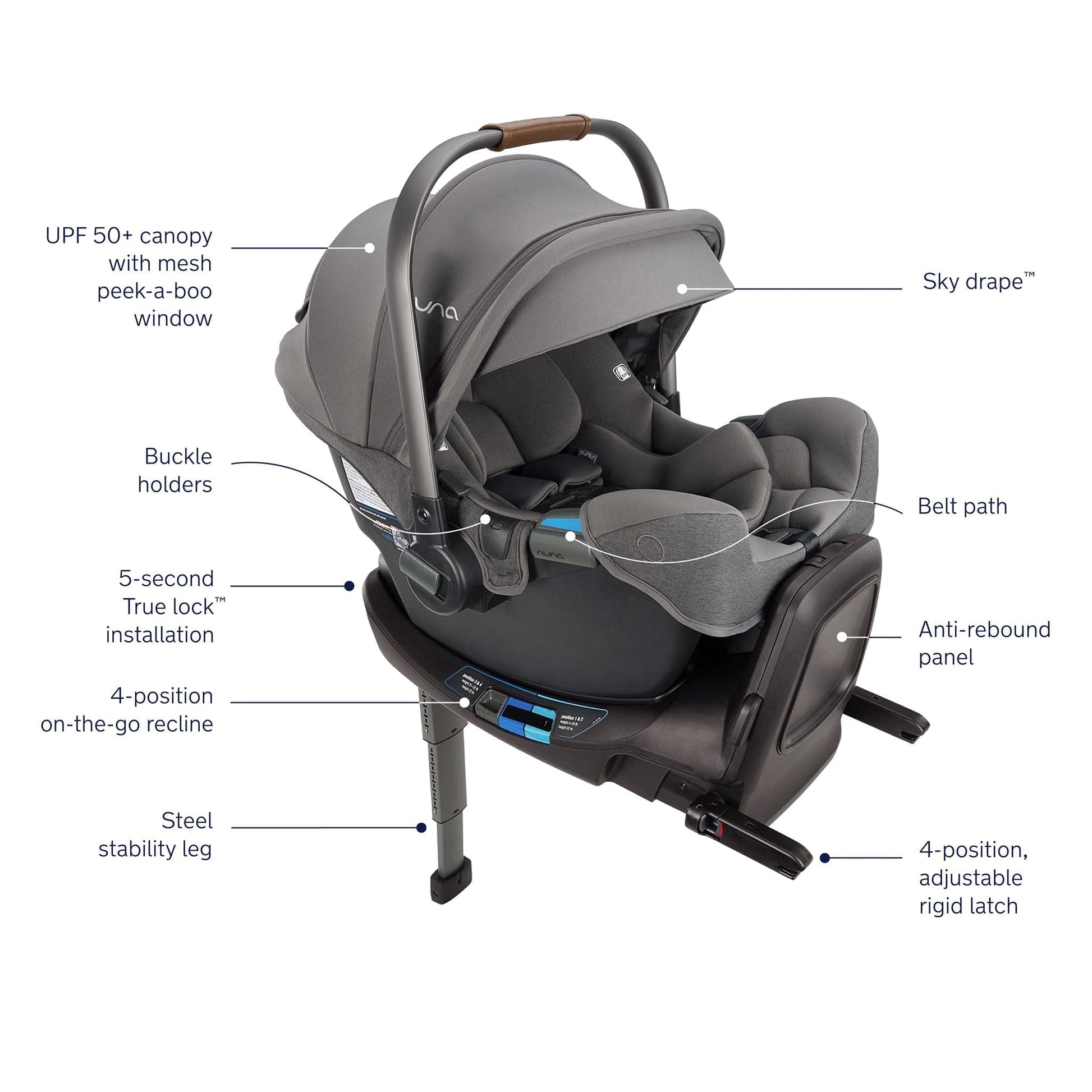 Nuna TAVO Next + PIPA Rx Travel System (2 Box) - Granite - Z2ST14412586GRN