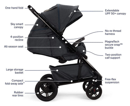 Nuna TAVO Next + Pipa Rx Travel System Bundle - Ocean - ST14400OCN-CF12508601OCN