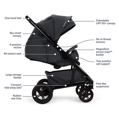 Nuna TAVO Next Stroller - Ocean - ST14400OCN