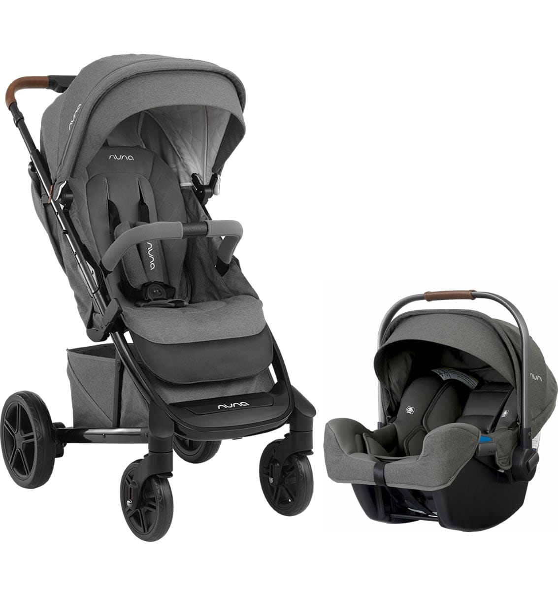 Nuna Tavo + Pipa Travel System - Granite - ST10700GRN-CF03501GRN