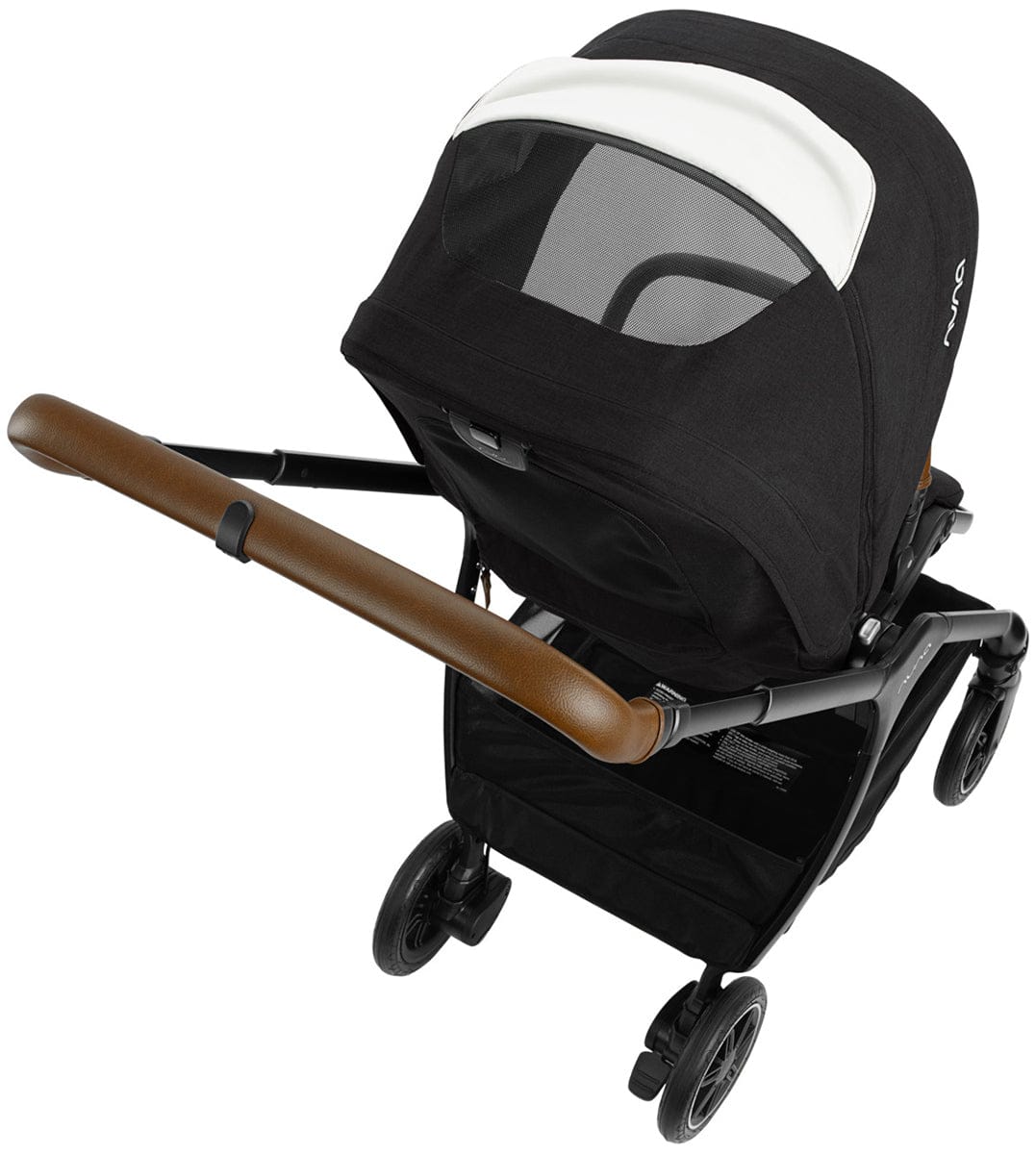 Nuna TRIV Compact Stroller with Magnetic Buckle - Caviar - ST12023CVR