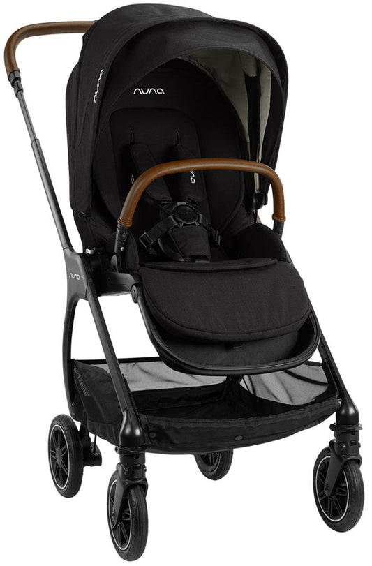 Nuna TRIV Compact Stroller with Magnetic Buckle - Caviar - ST12023CVR
