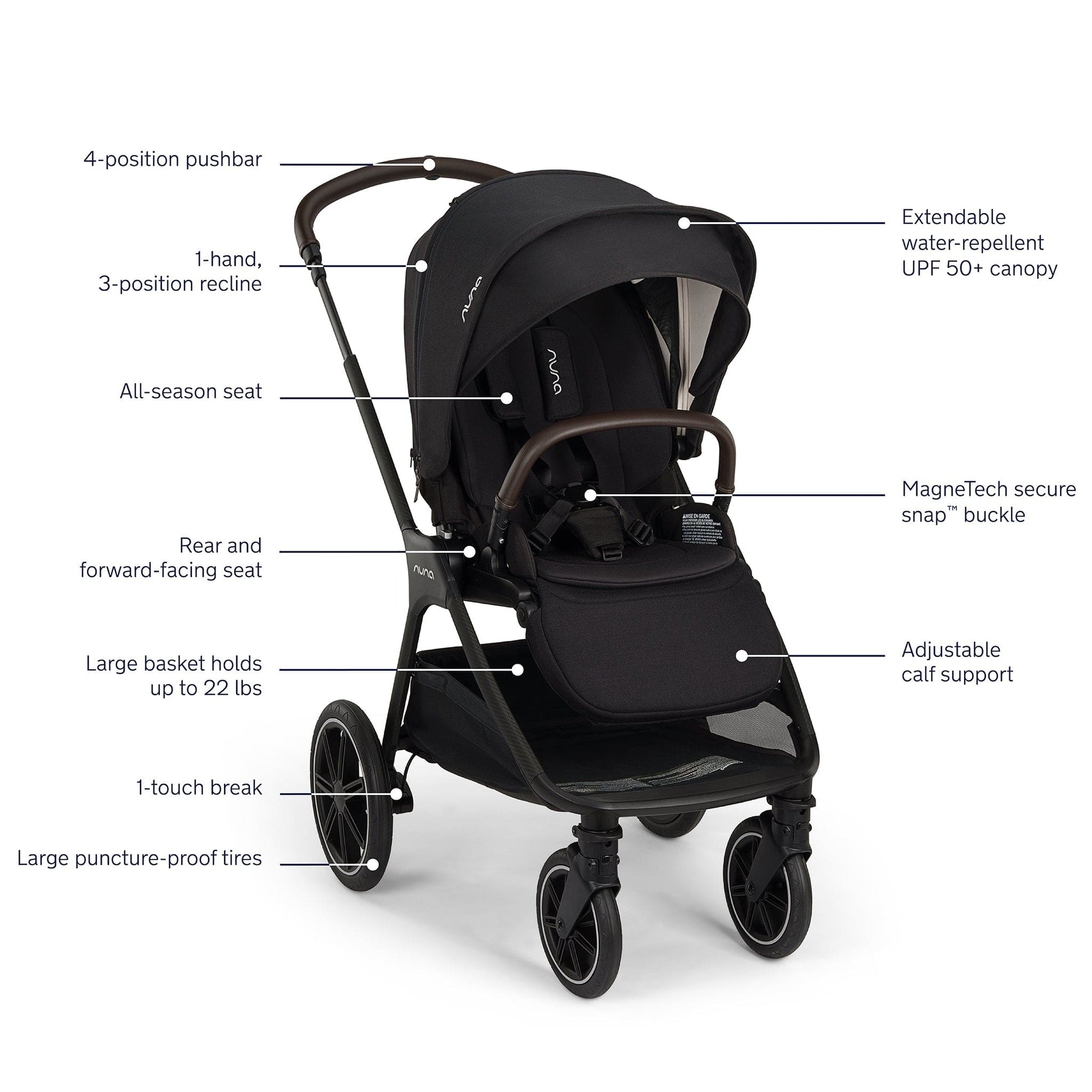 Nuna TRIV lx + PIPA urbn Travel System - Caviar - TS21315600CVR