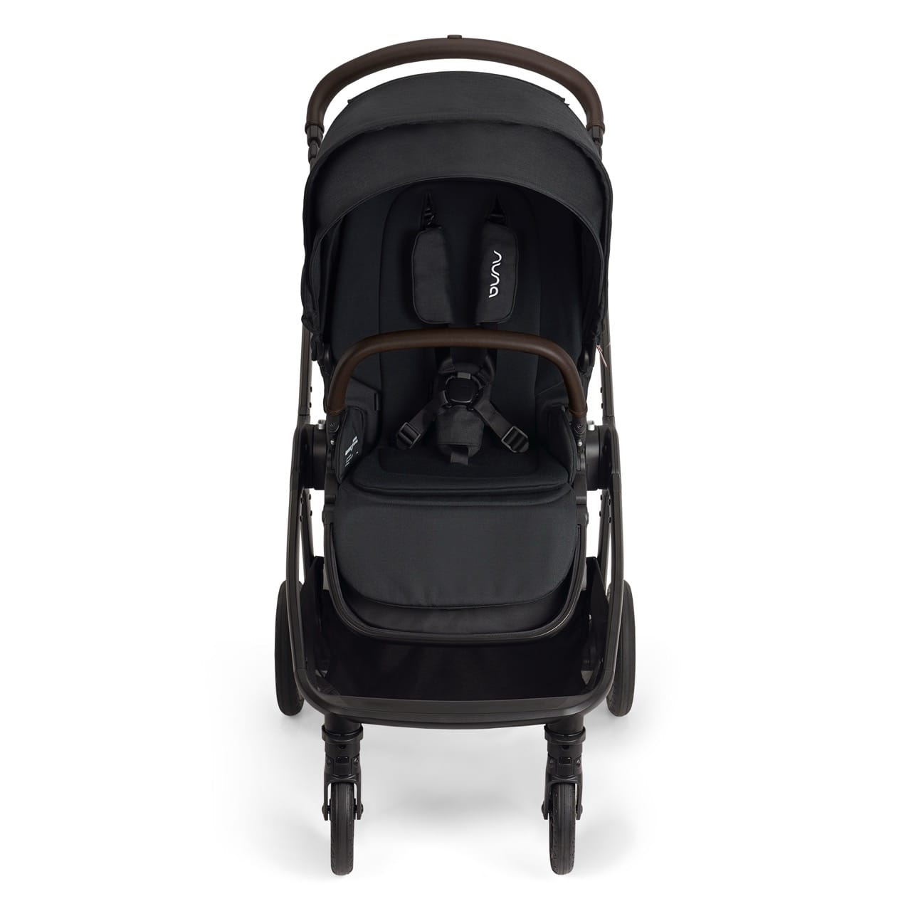 Nuna TRIV Next Compact Stroller - Caviar / Chocolate – Albee Baby