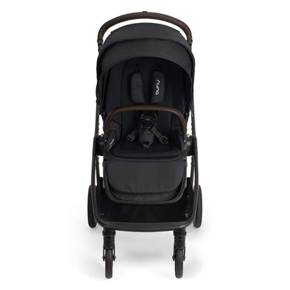 Nuna TRIV Next Compact Stroller - Caviar / Chocolate - ST16621CCR