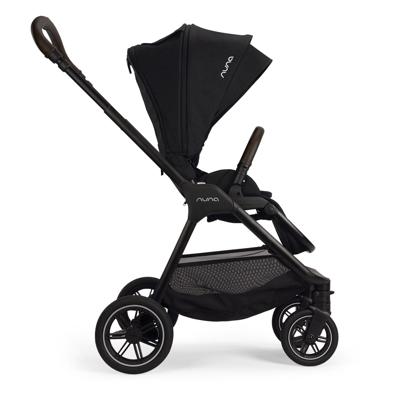 Nuna TRIV Next Compact Stroller - Caviar / Chocolate - ST16621CCR