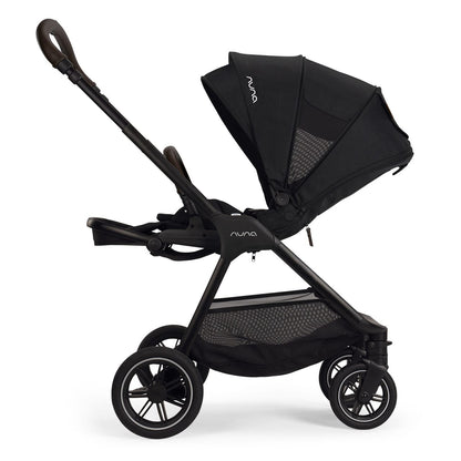 Nuna TRIV Next Compact Stroller - Caviar / Chocolate - ST16621CCR