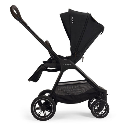 Nuna TRIV Next Compact Stroller - Caviar / Chocolate - ST16621CCR