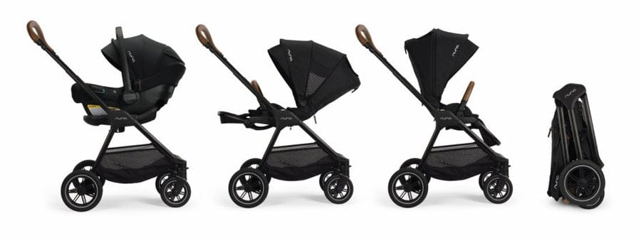 Nuna TRIV Next + PIPA Aire RX Travel System Bundle - Caviar - ST16601CVR-CF18508600CVR
