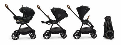 Nuna TRIV Next + PIPA Aire RX Travel System Bundle - Caviar - ST16601CVR-CF18508600CVR