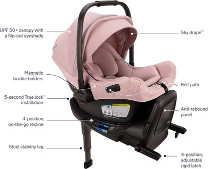 Nuna TRIV Next + PIPA Aire RX Travel System Bundle - Thistle - Z2ST16618TSL