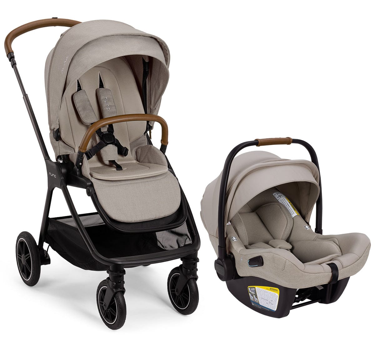 Nuna TRIV Next + PIPA Lite RX Travel System Bundle - Hazelwood - ST16601HAZ-CF10208609HAZ