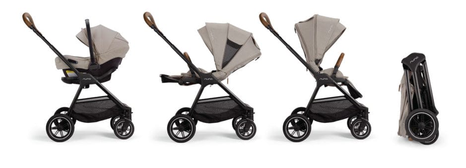 Nuna TRIV Next + PIPA RX Travel System Bundle - Hazelwood - ST16601HAZ-CF12508603HAZ